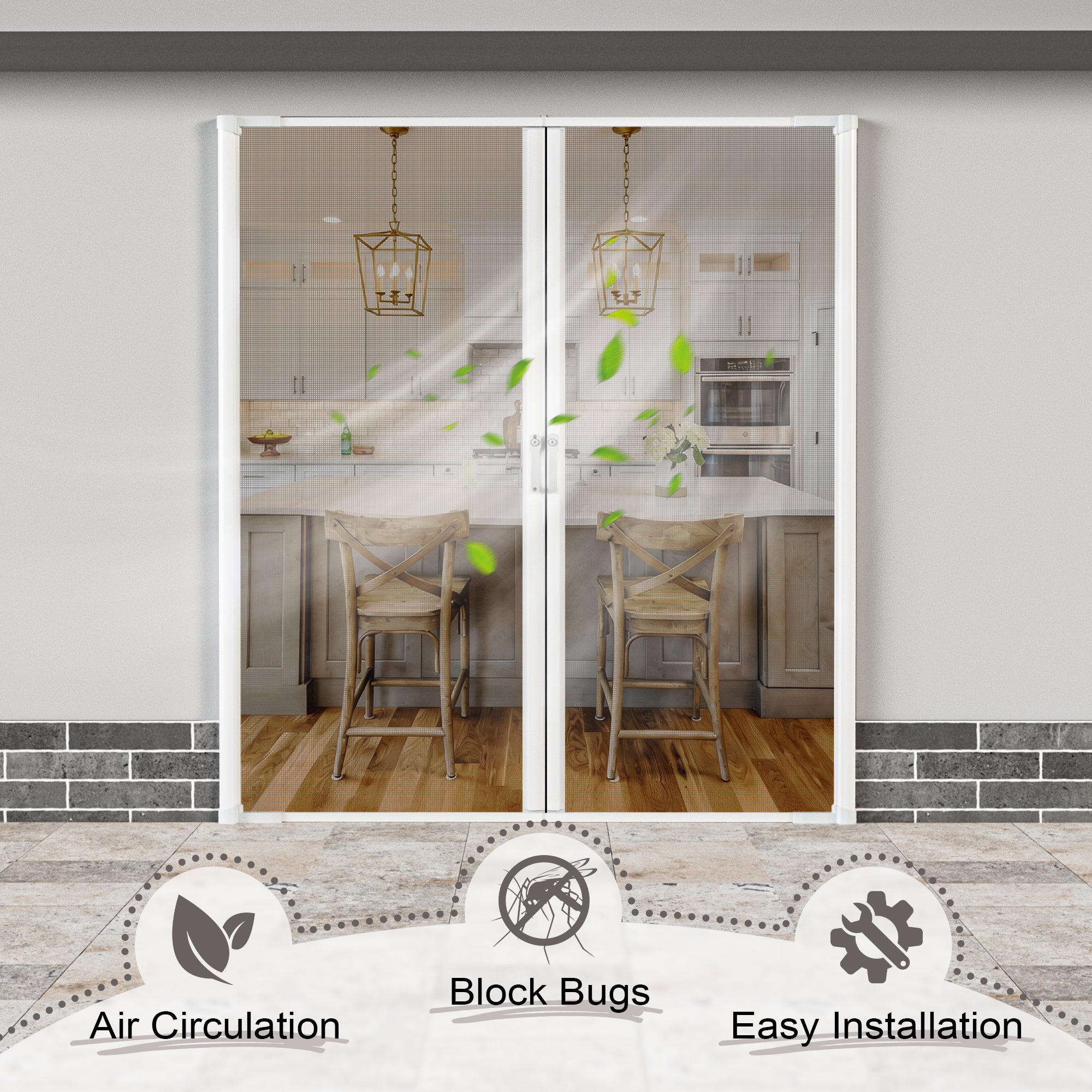 Ark Design Screen Door for Bifold Patio Door