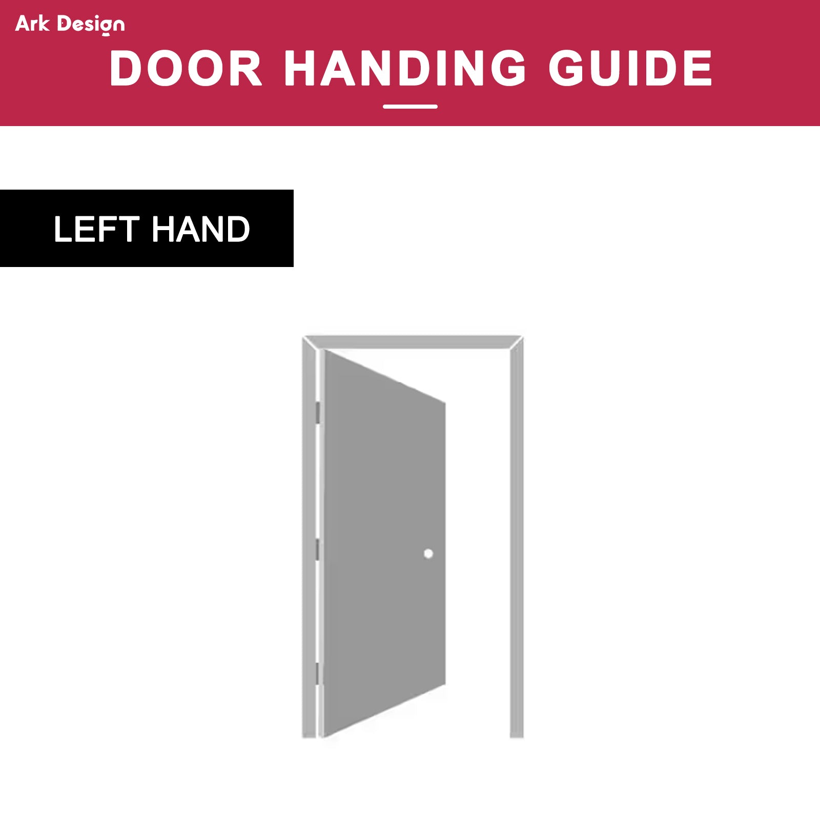 Prehung - Left Handed (Pine Wood)