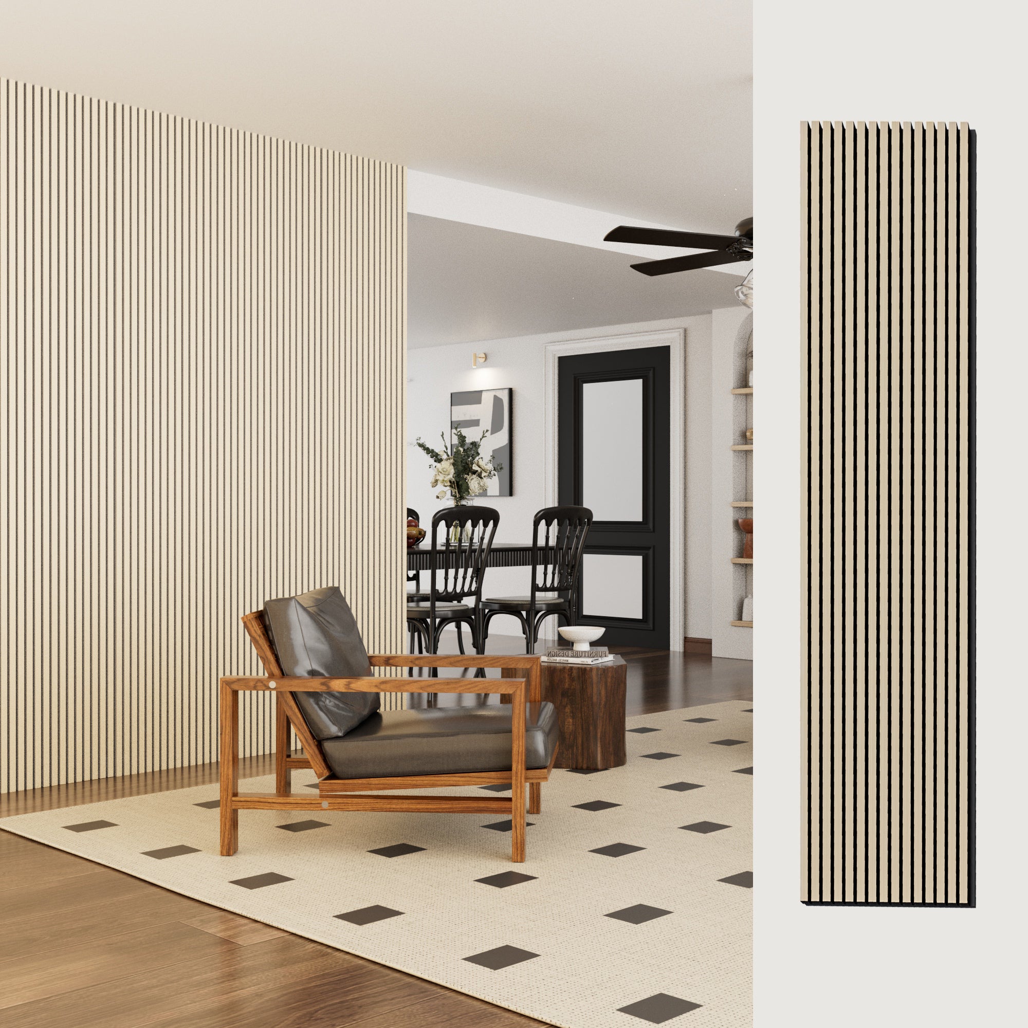 Ark Design Oak Style Square Edge MDF Decorative Acoustic Wall Panel