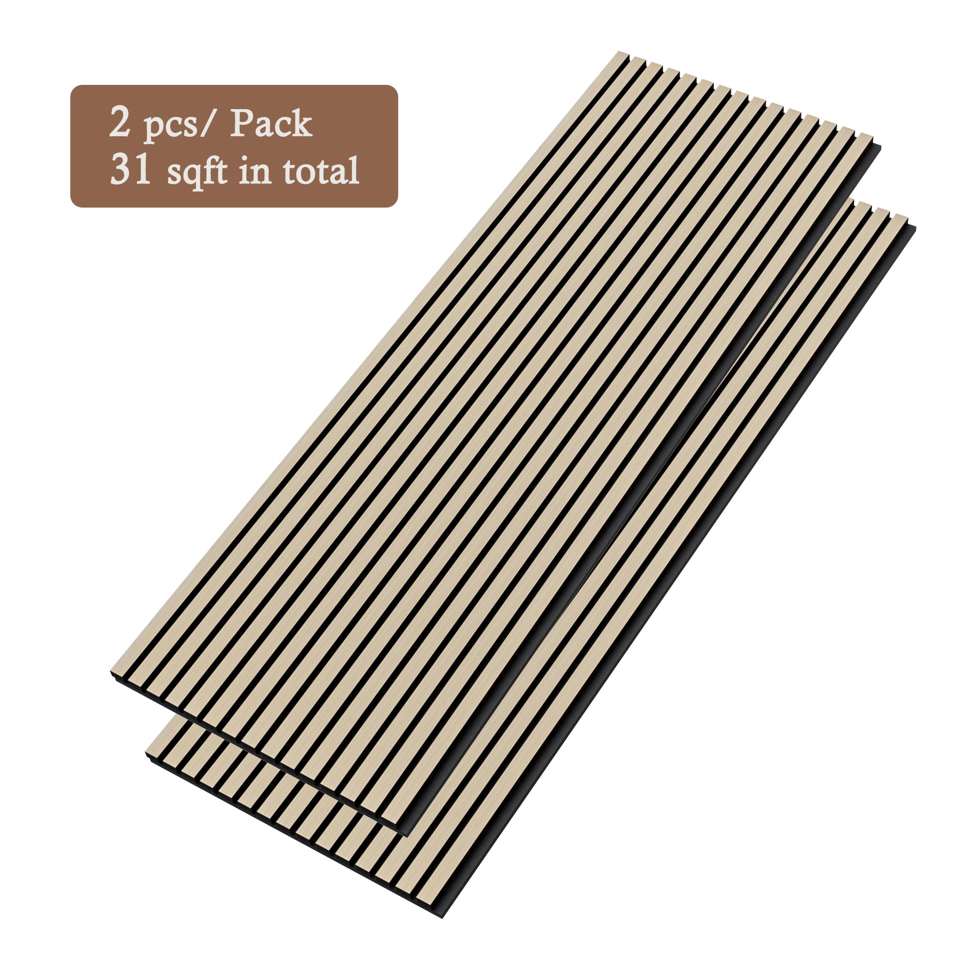 Ark Design Oak Style Square Edge MDF Decorative Acoustic Wall Panel