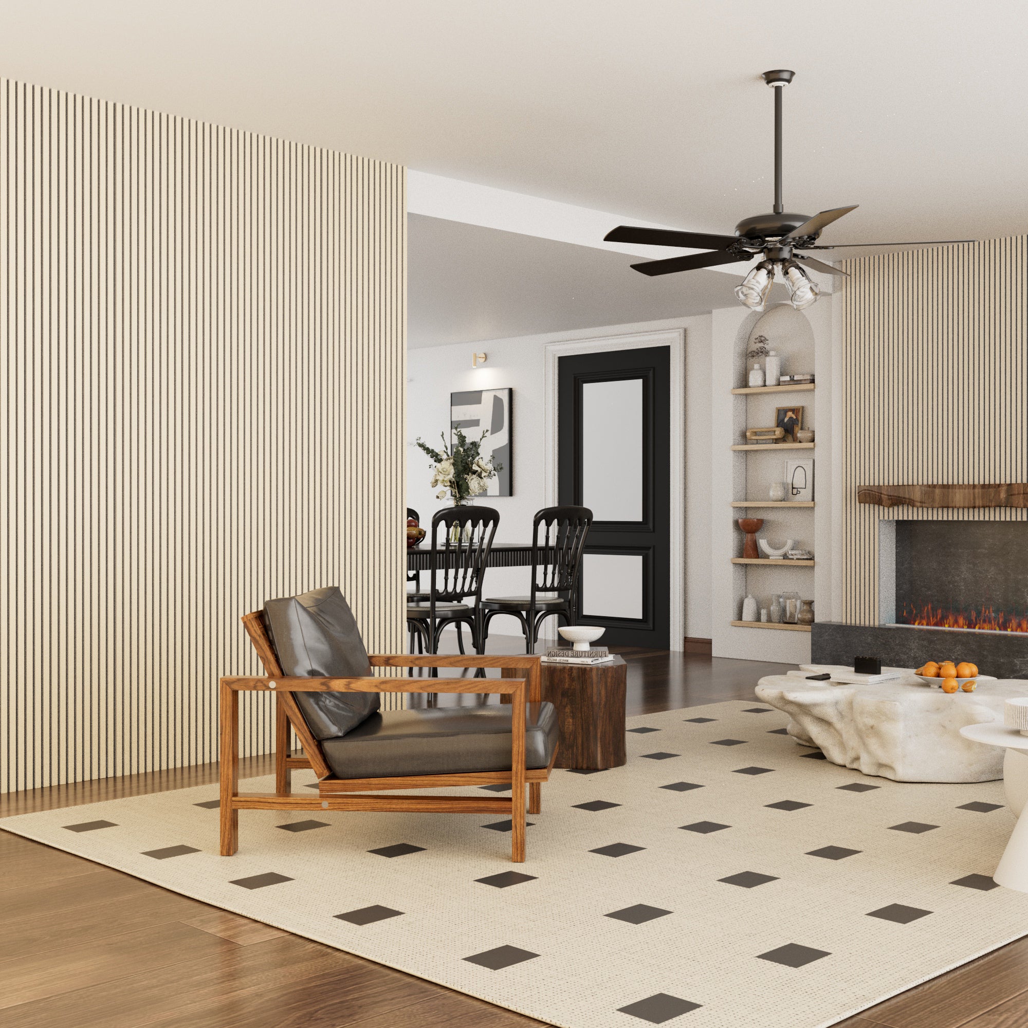 Ark Design Oak Style Square Edge MDF Decorative Acoustic Wall Panel