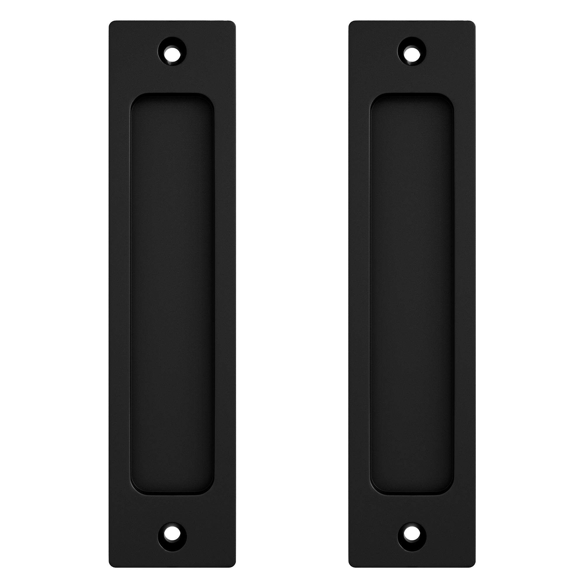 Black Hidden Handle*2 (No Groove Needed)