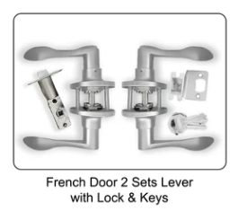 Custom Interior French Door with Ready-to-Assemble Prehung Jamb for Farah Farooq