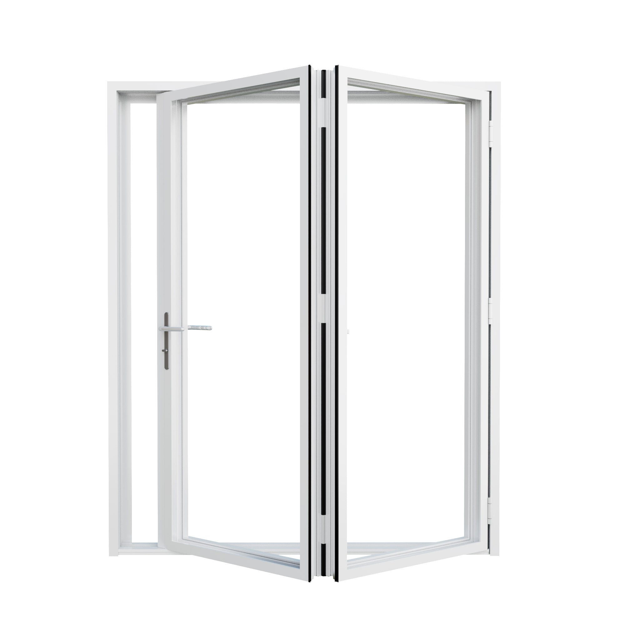 Custom Bifold Patio Door (2+0 Panels)
