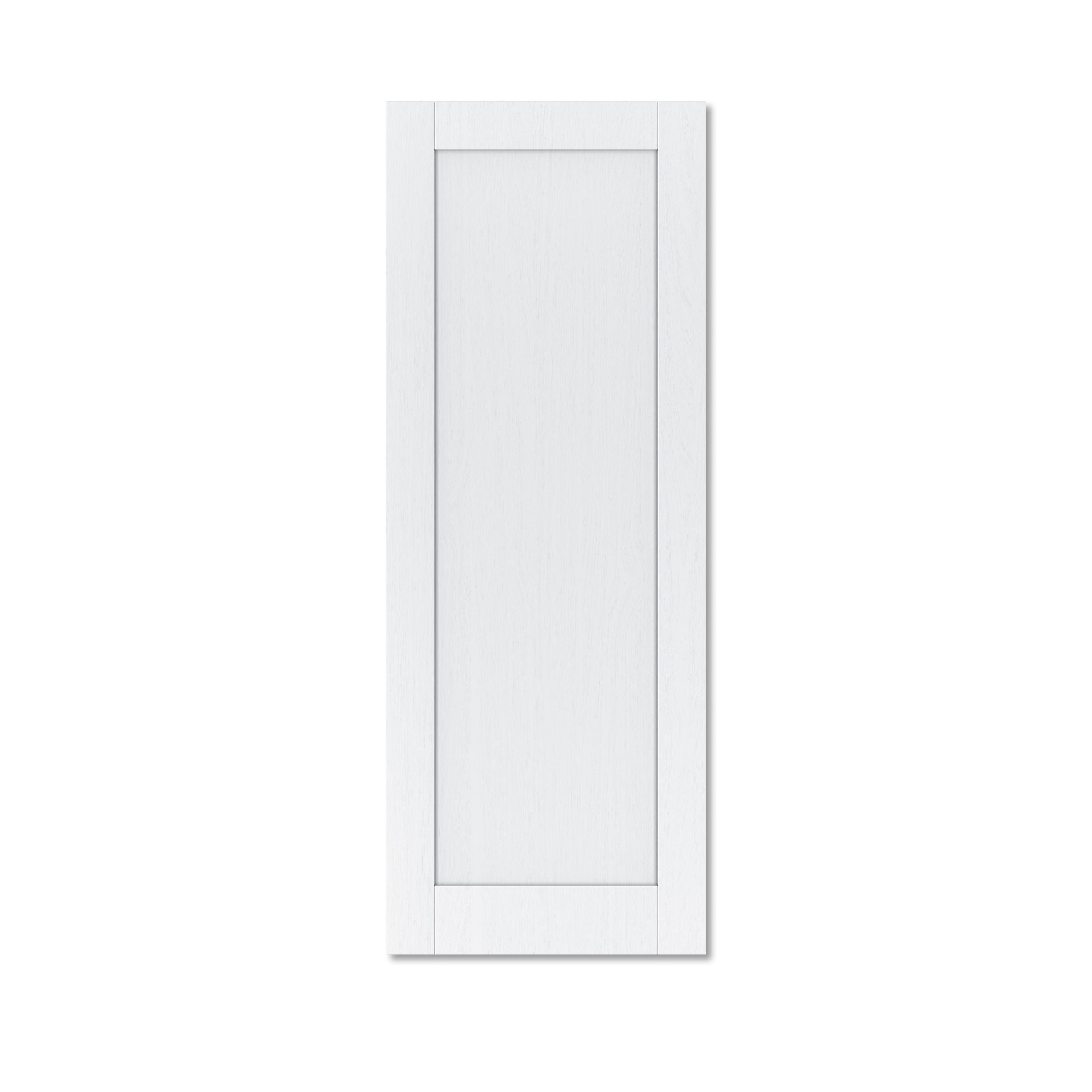 Ark Design Solid Wood Panel Door Slab with/without Prehung Kit, White