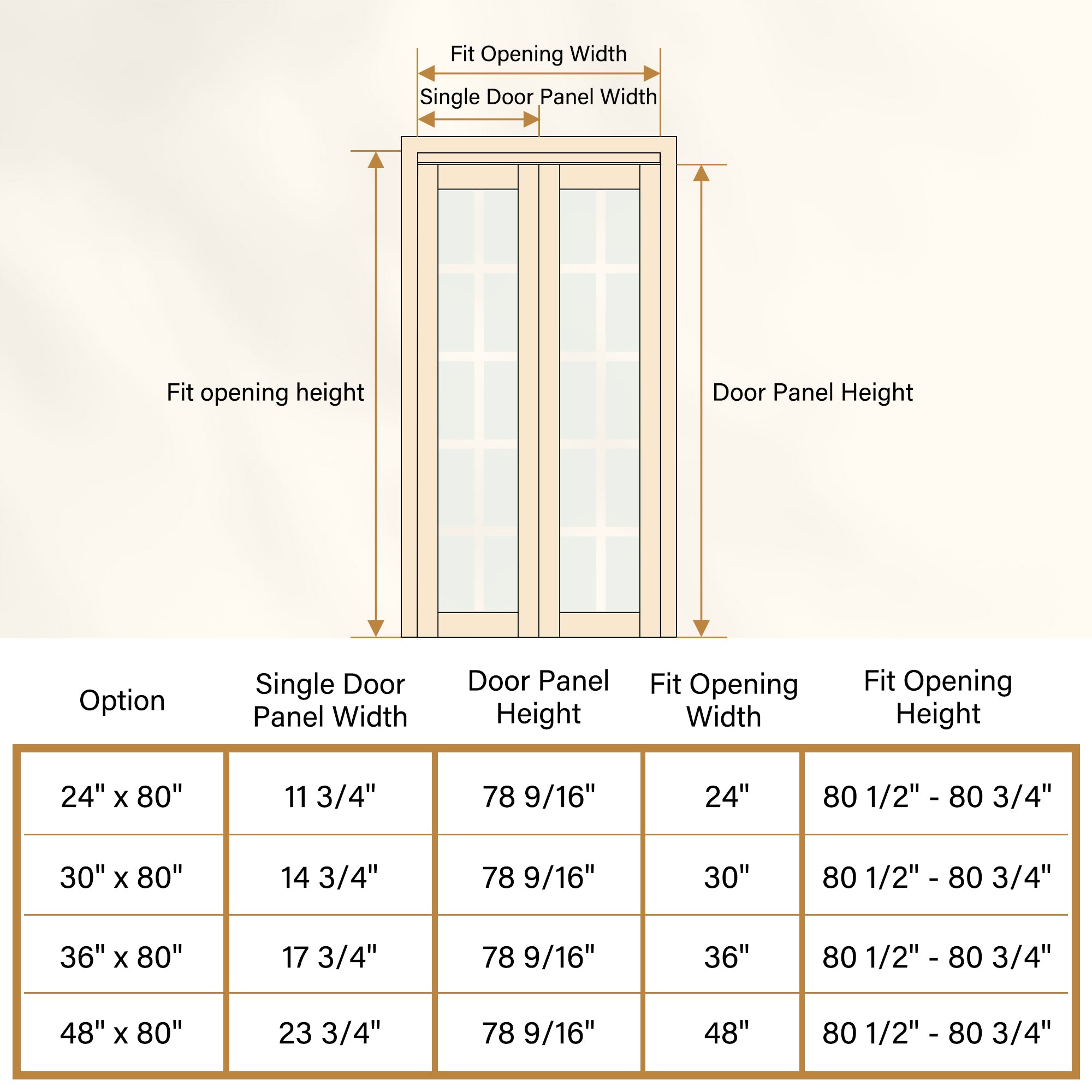 [Two Hardware Kits] Ark Design 10-Lite Pine Wood & Tempered Frosted & Clear Glass Bifold Door, Bi-fold Door plus Pivot Door W/ 2-Type Hardware, 2-Slabs Solid Core Unfinished & Paintable Door