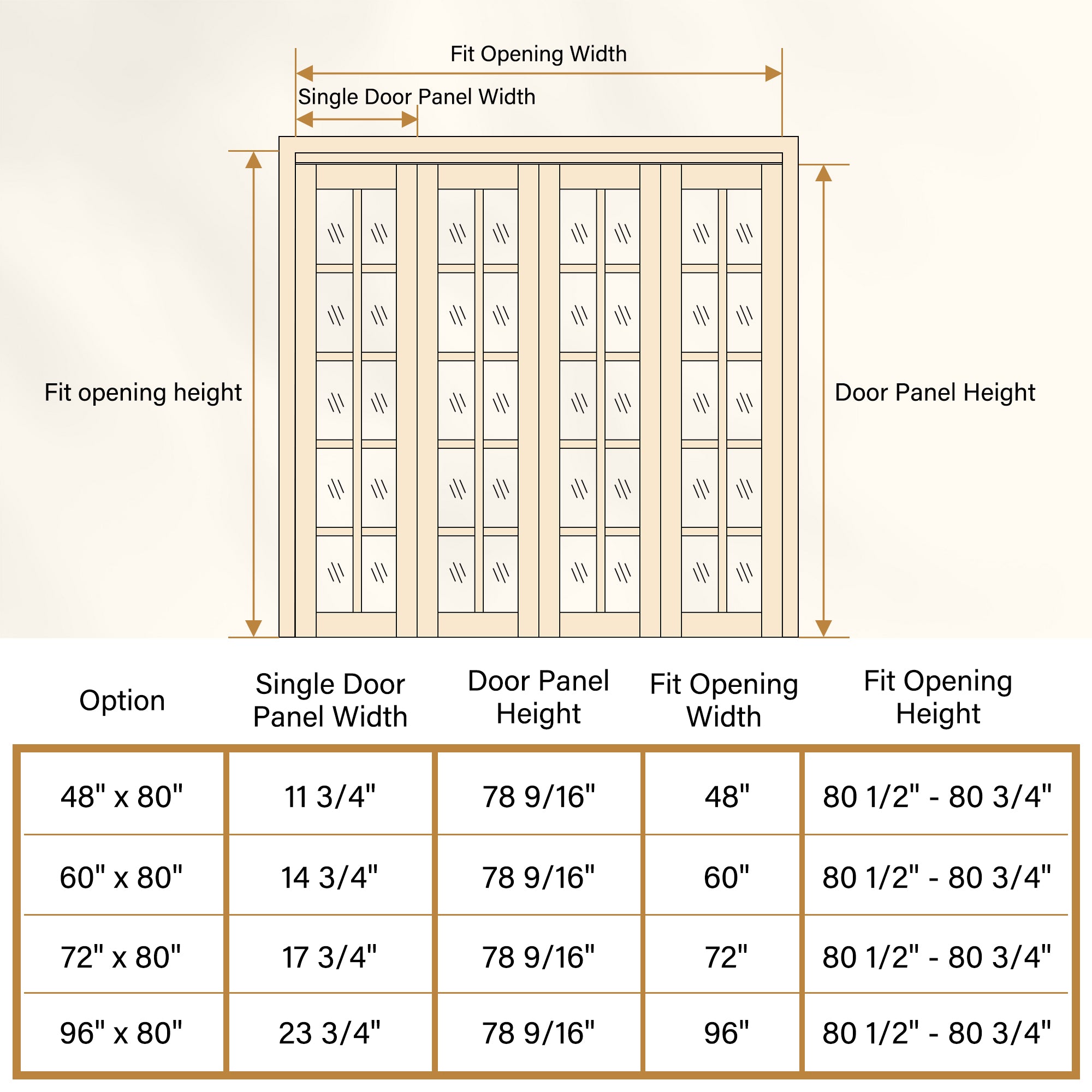 [Two Hardware Kits] Ark Design 10-Lite Pine Wood & Tempered Clear Glass Bifold Door, Bi-fold Door plus Pivot Door W/ 2-Type Hardware, 2-Slabs Solid Core Unfinished & Paintable Door