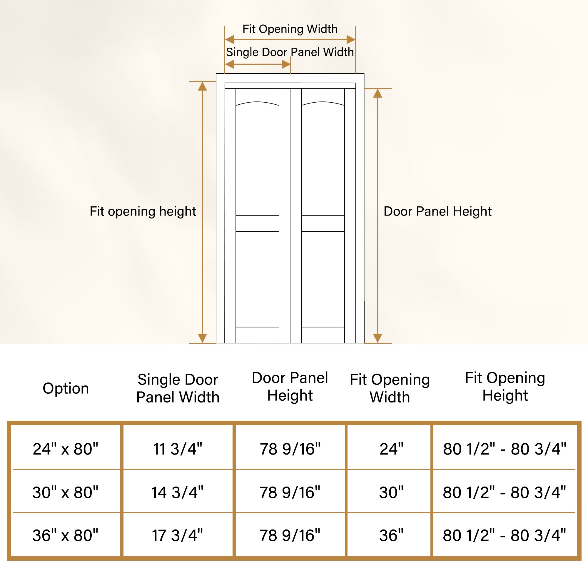 [Two Hardware Kits] Ark Design 2-Panel Arch White Solid Core MDF Bifold Door, Bi-fold Door plus Pivot Door W/ 2-Type Hardware, 2-Slabs Solid Core Prefinished & Paintable Door
