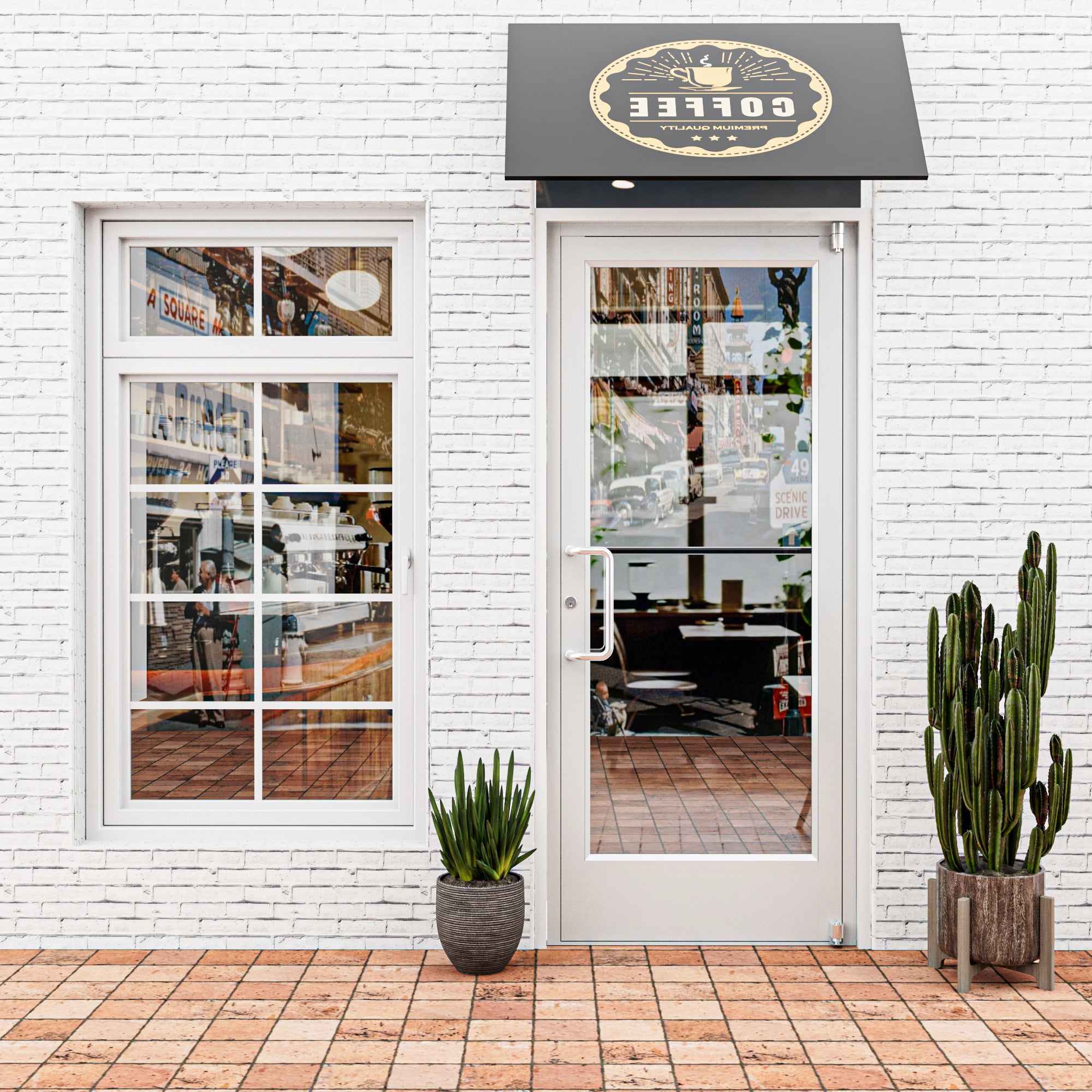 Silver Outswing Anodized Aluminum Prehung Commercial Door