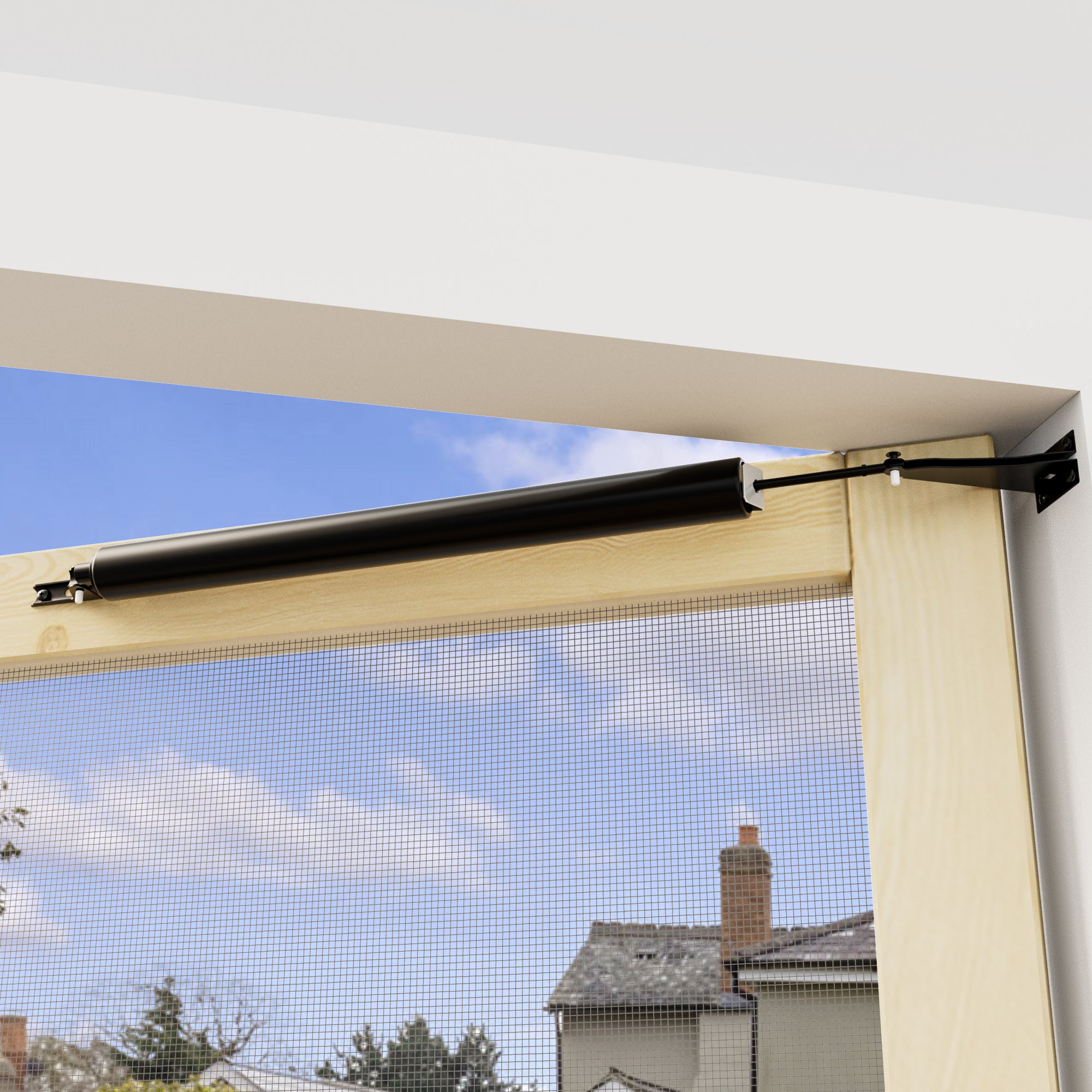 Screen Stopper Screen Door Handle & Closer