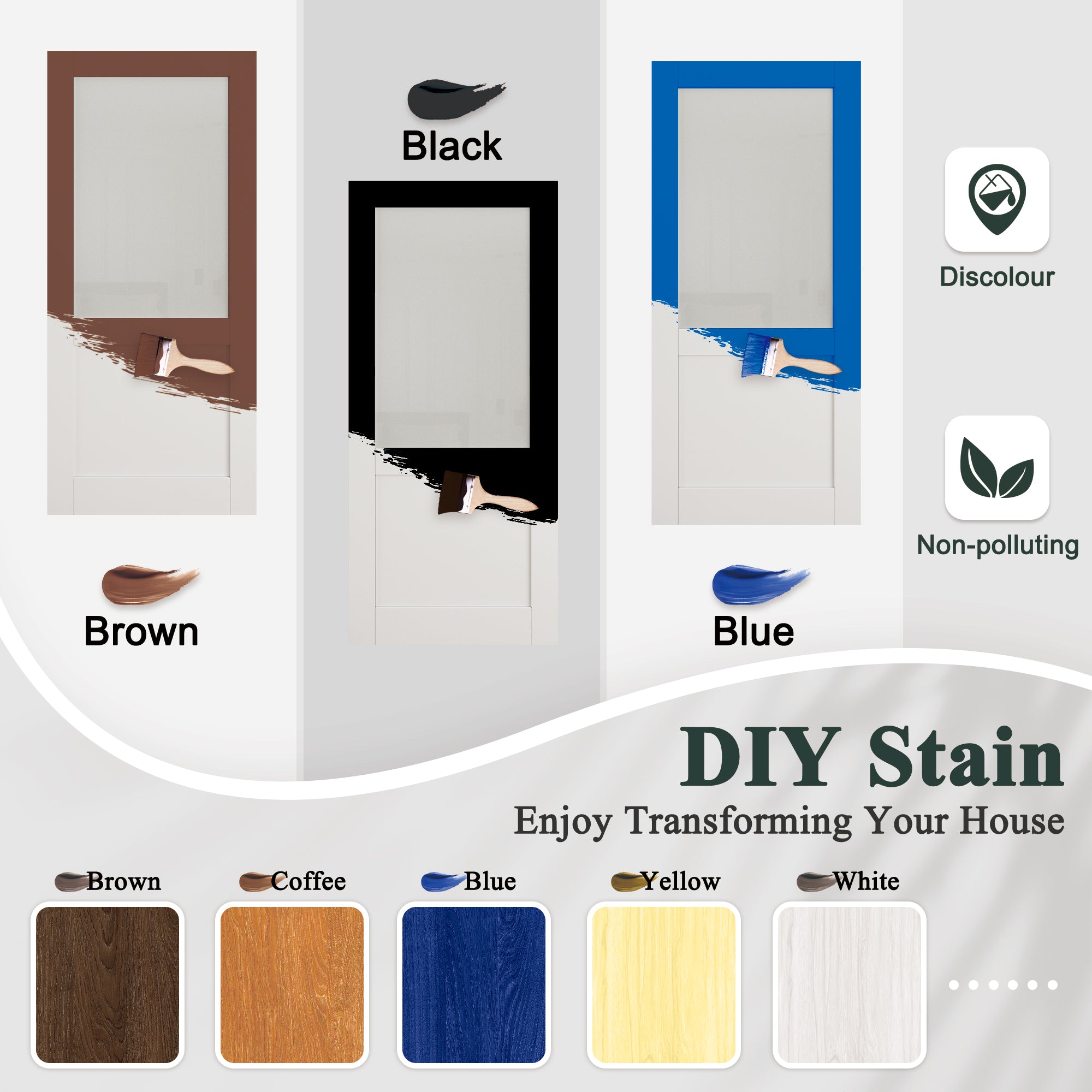 Ark Design Hidden Track Style 1/2-Lite Tempered Frosted Glass White Primed Solid Core MDF Sliding Barn Door with Hardware Kit