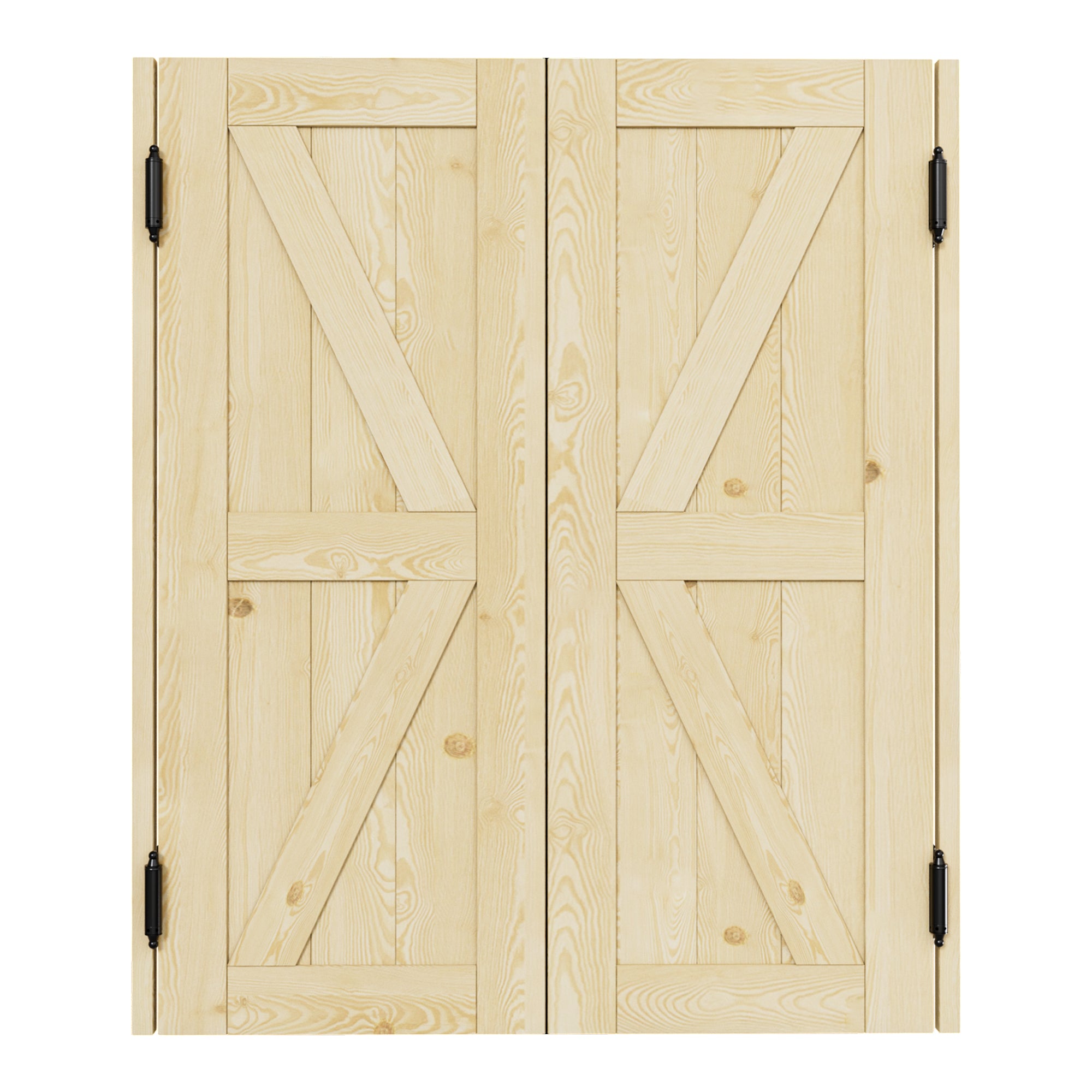 Cafe Door Double K Panel Unfinished Indoor Vacant Doorway Pine Wood Swinging Saloon Door With Hardware