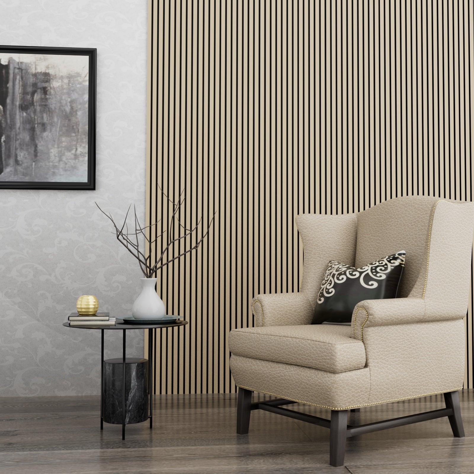 Ark Design Decorative Acoustic Wall Panels Oak Brown Style, MDF (2-Pieces/31.17 sq.ft.)