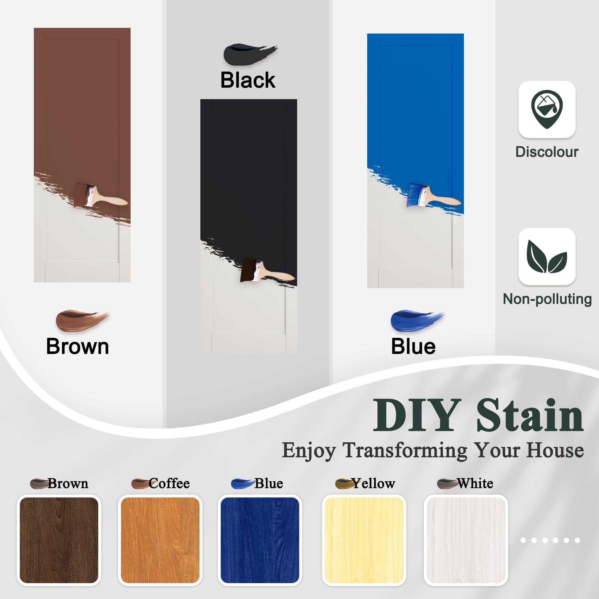 Ark Design 2-Lite Panel White Primed Paneled MDF Top Mounted Sliding Barn Door with Hardware Kit