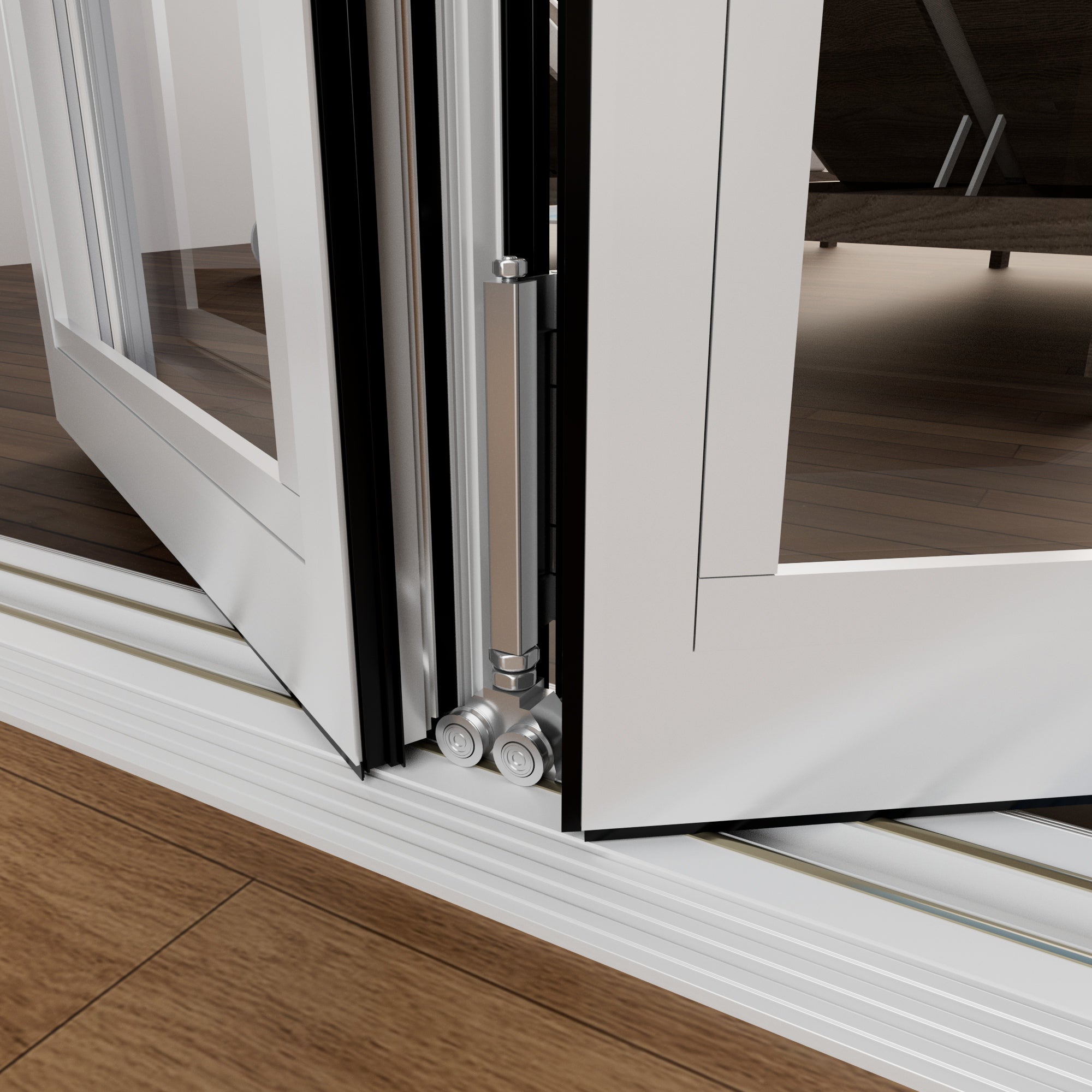 Custom Bifold Patio Door  (3+1 Panels)