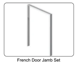 Custom Interior French Door with Ready-to-Assemble Prehung Jamb for Farah Farooq