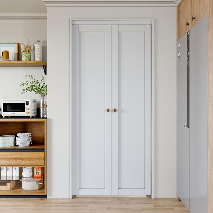 [Two Hardware Kits & Paintable] Ark Design 1-Lite Panel Closet Pivot D