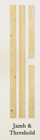 【For Order AD8210 Only】Hidden Bookcase Door Jamb-32" x 80"