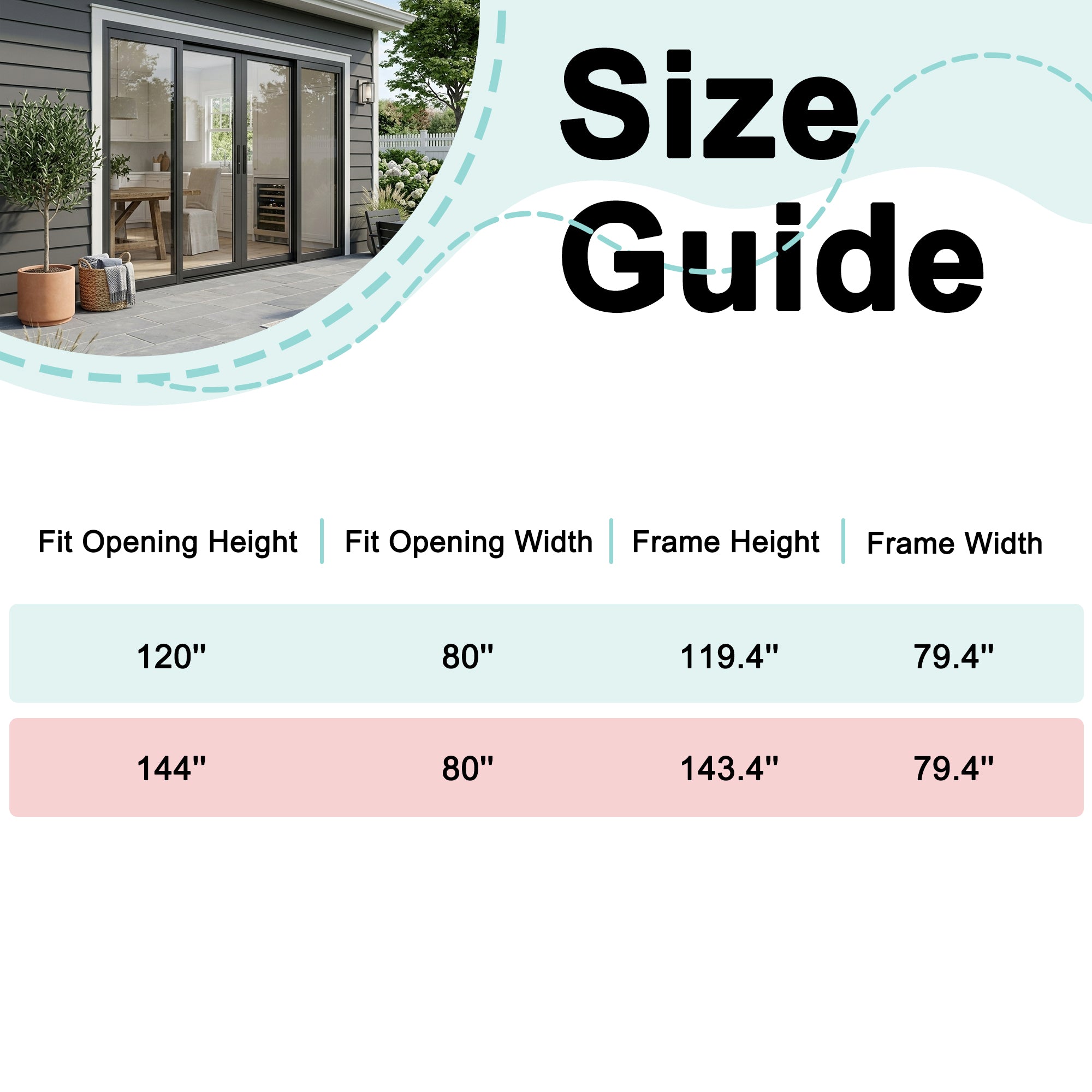 4 Panel Matte Black Aluminum Multi-Sliding Patio Door with Double Glazed Low-E Glass