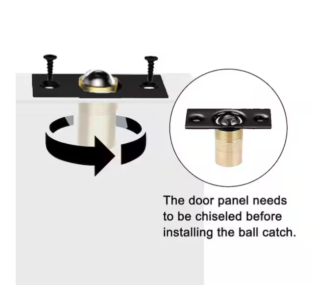 Ark Design Ready-to-Assemble Primed Prehung French Door Jamb Frame Kit, Primed Composite Door Frame Kit with Black Ball Catch, Adjustable Size
