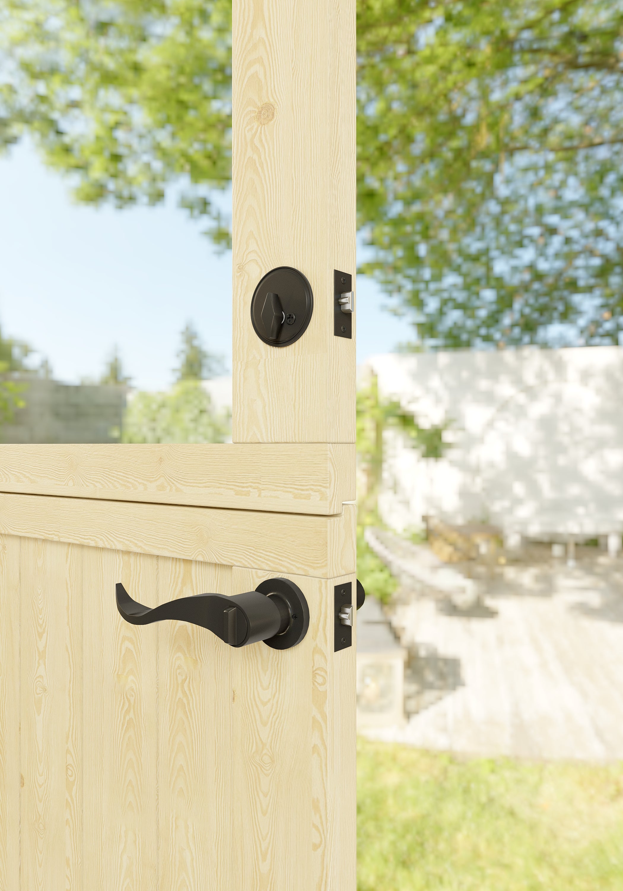 Dutch Door Lock & Handle