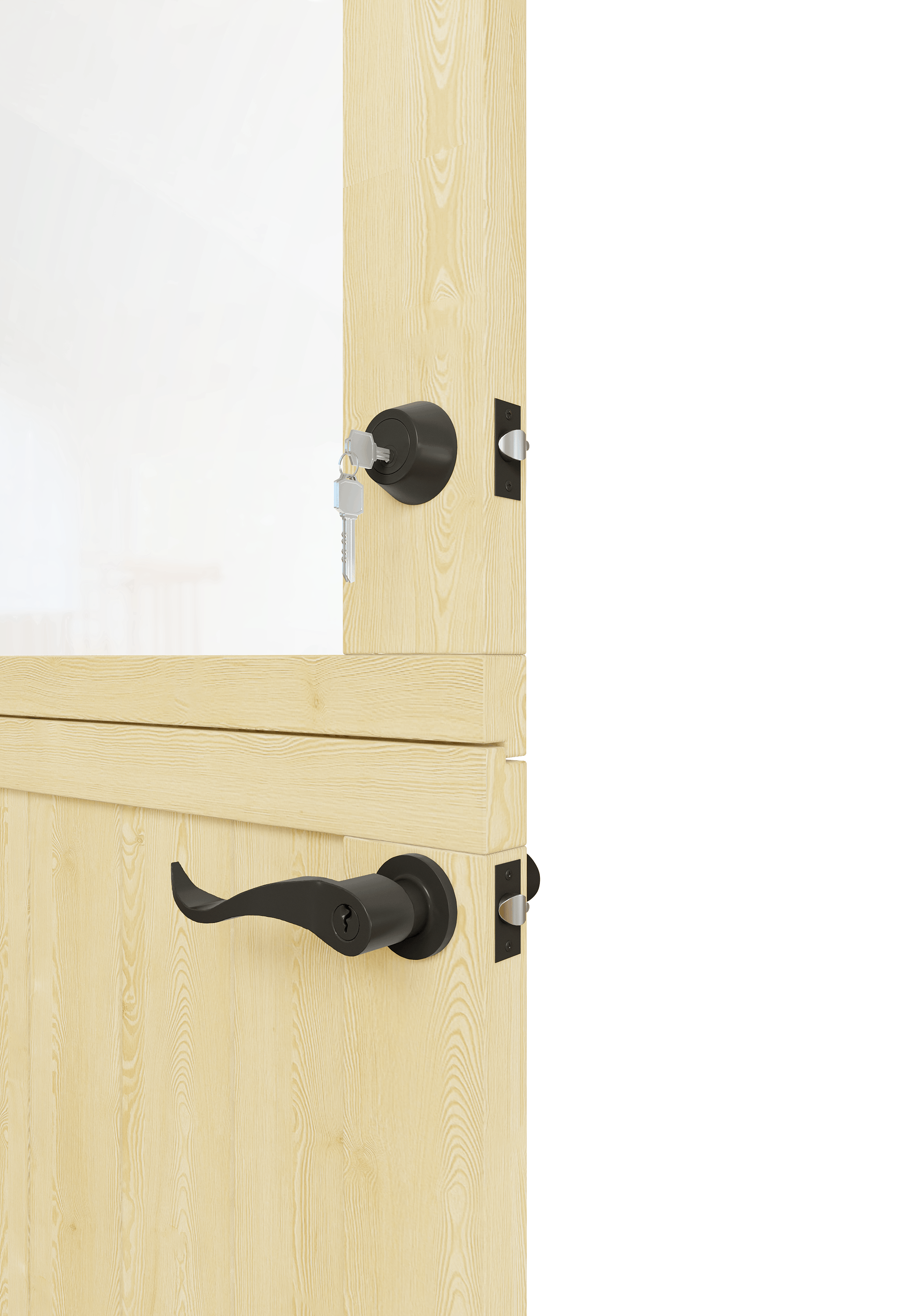 Dutch Door Lock & Handle