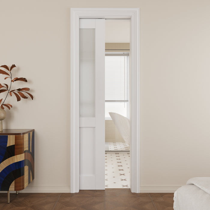 Pocket Door with Frame & Soft Close Hardware Kit | Ark Design
