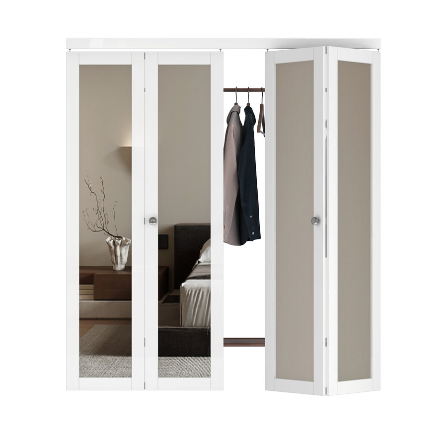 Byfold Doors With Magazine Rack Bifold Door, Space-saving closet access solution | Ark Design